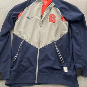 Syracuse Nike Men's Navy and Gray Jacket